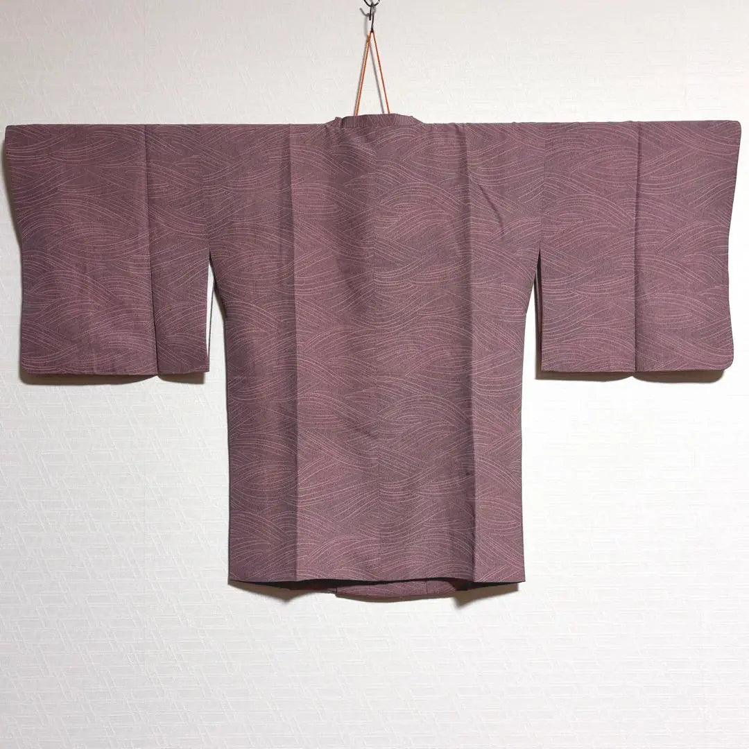 [Abrigo Michiyuki] Abrigo tipo kimono japonés Patrón curvo Largo aproximado 78 cm