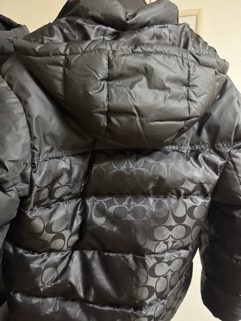 Coach Black Down Jacket S