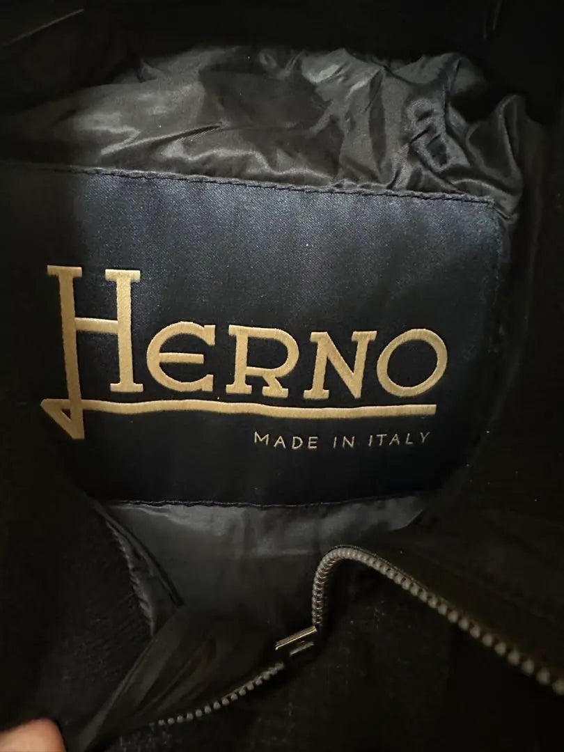 HERNO Down Jacket Navy