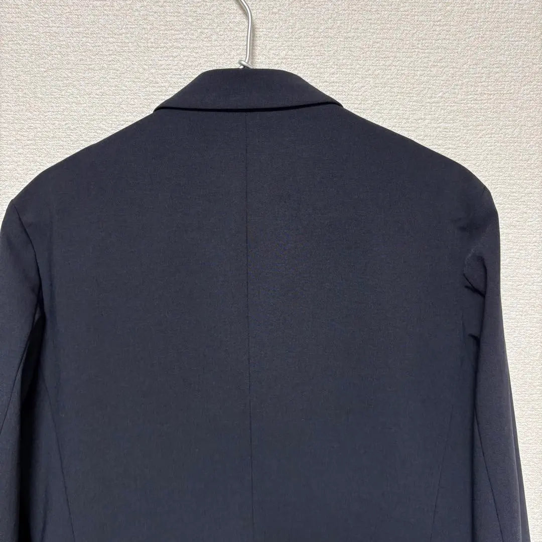 [Beautiful goods] Sleeve length short UNIQLO impressive jacket Woollike Navy S