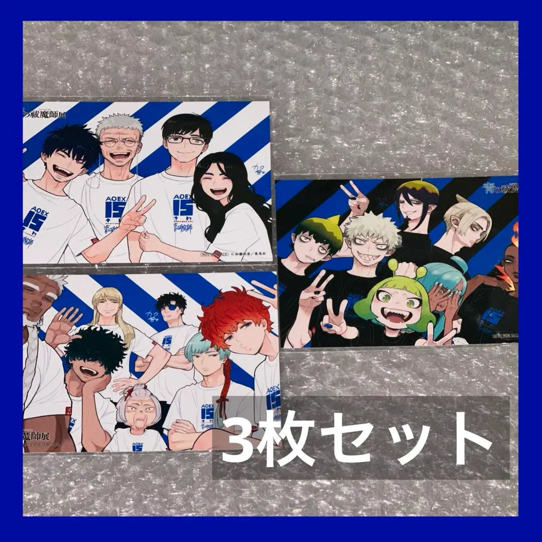 Blue Exorcist Exhibition Blue Exorcist Entrance Benefit Visitor Benefit 3 Bromides