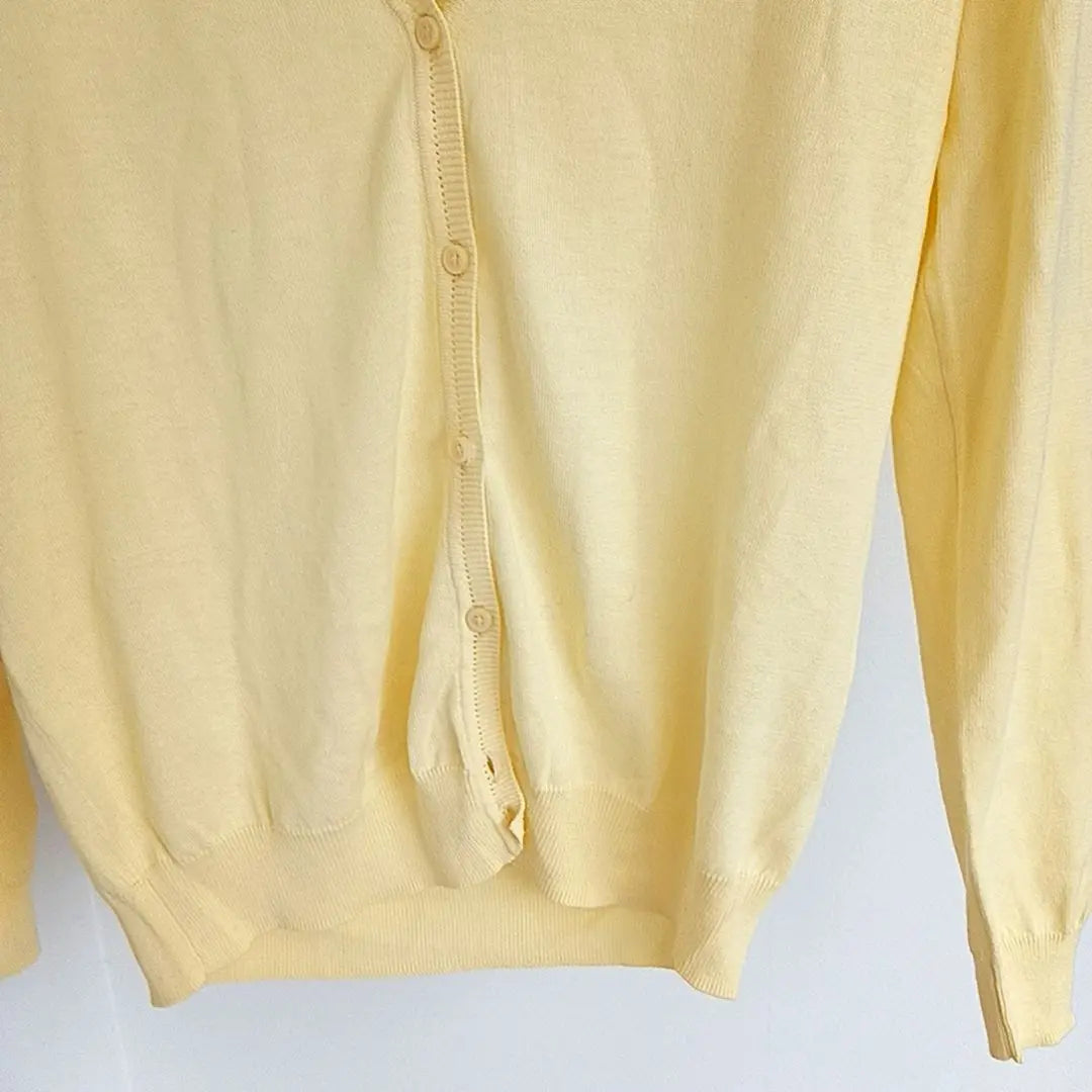 Uniqlo Good condition V-neck cardigan L yellow 246-6