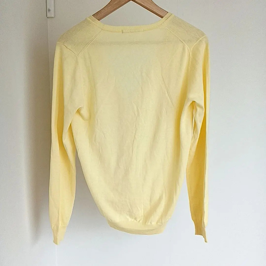 Uniqlo Good condition V-neck cardigan L yellow 246-6