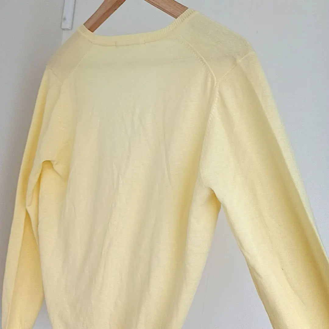 Uniqlo Good condition V-neck cardigan L yellow 246-6