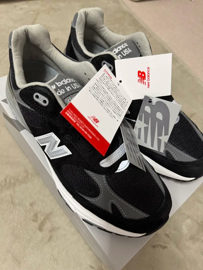 New Balance 993 BK Black Made in USA