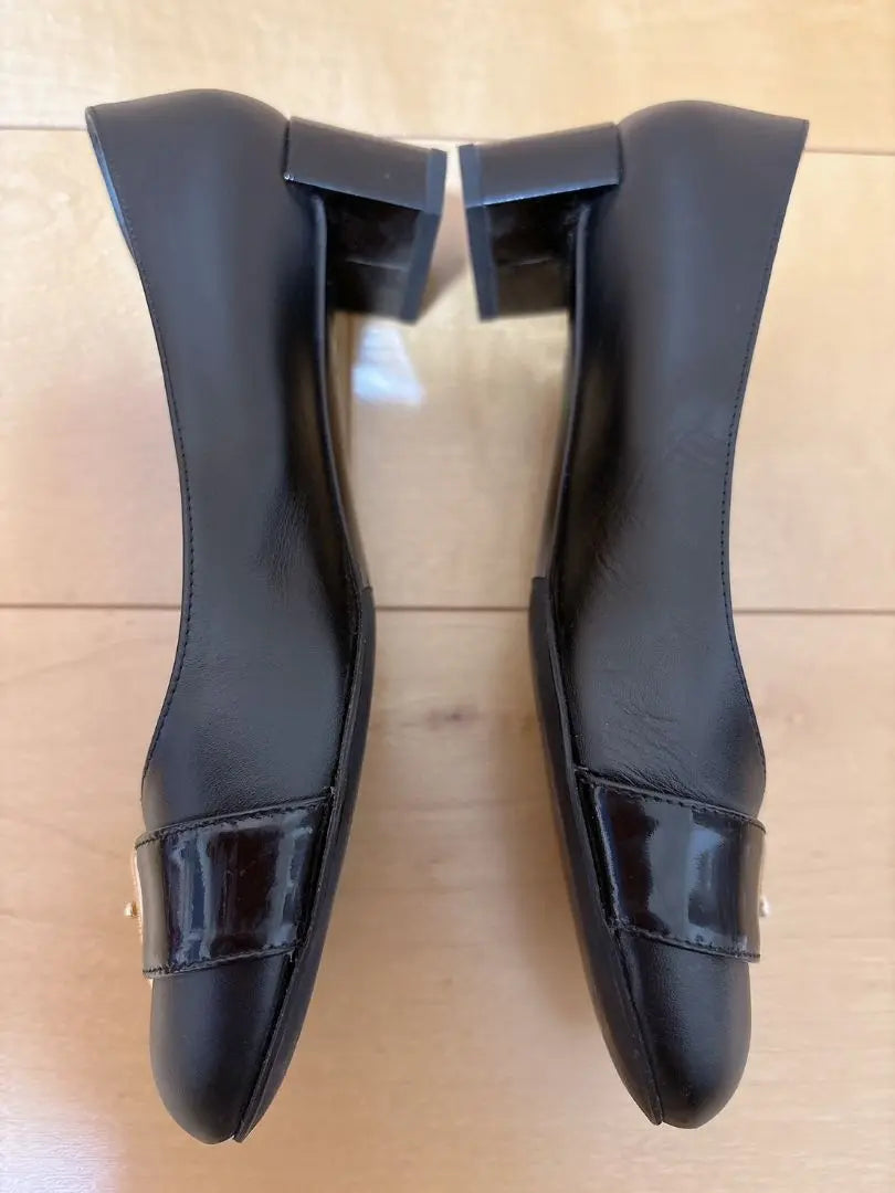 LOUIS VUITTON Pumps Shoes Black Good Condition