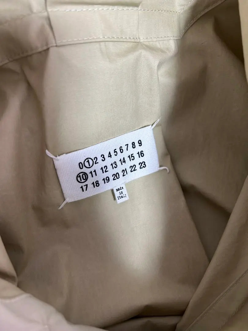 Maison Margiela Coated Cotton Hood Jacket 46