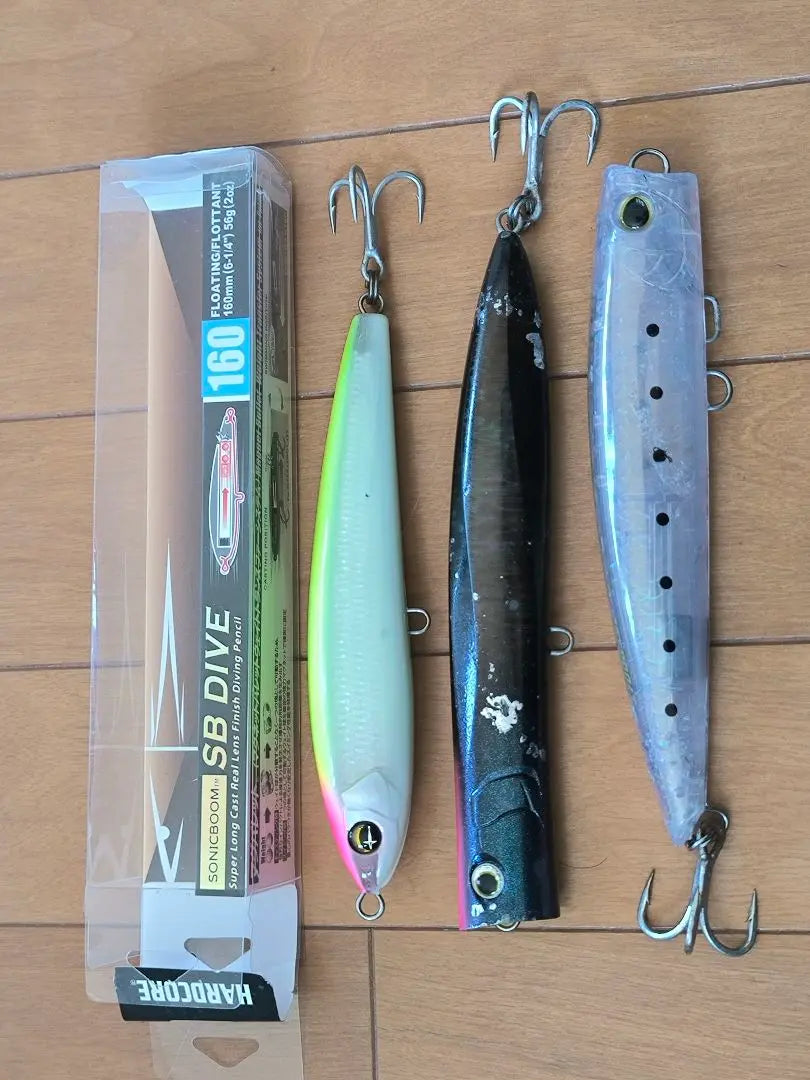 Lure Set Sonic Boom SB Dive Duck Dive F Bubble Dip F