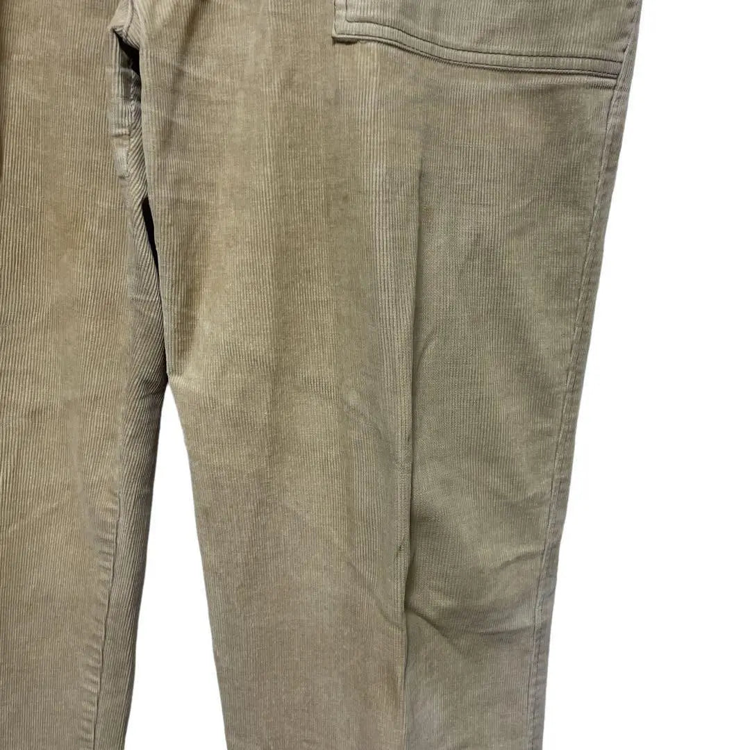 [Sinacova] Men's Corduroy Pants (96) Straight Casual Made in Japan Used Clothing