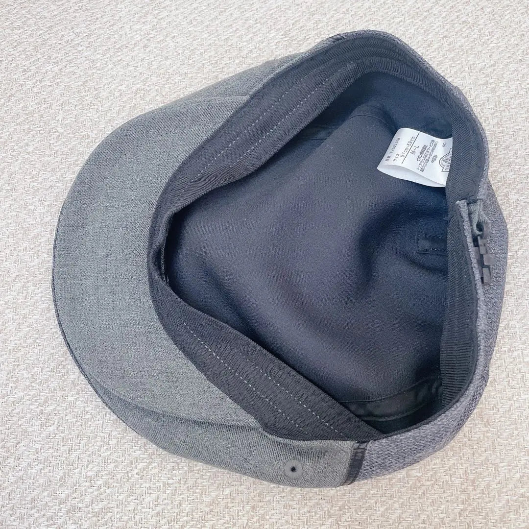 [Beautiful and unused] Gray Casquette Adjustable 57-59cm