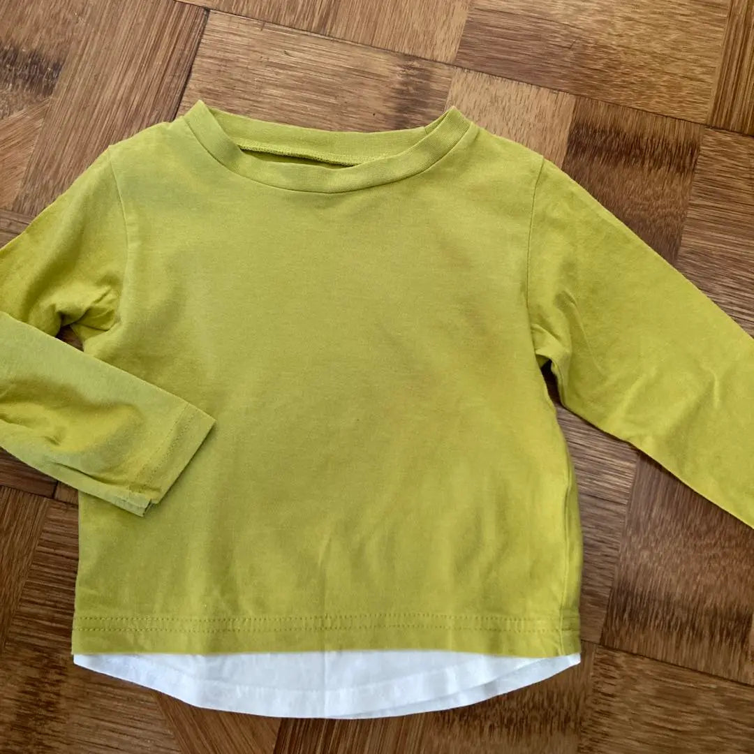 Babydoll Yellow Long Sleeve T -shirt Nursery School | BABYDOLL イエロー 長袖Tシャツ　保育園着