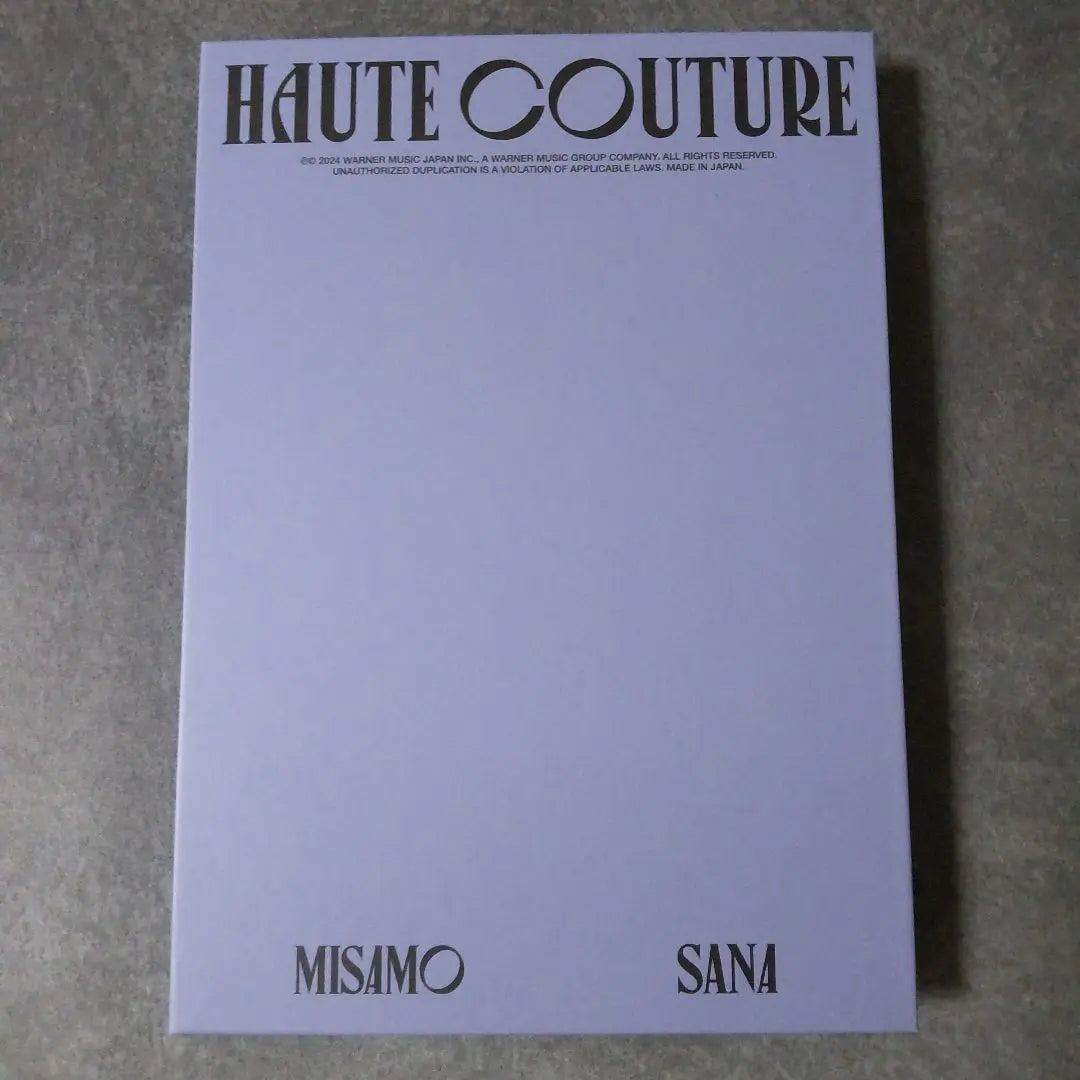 “MISAMO★HAUTE COUTURE <SANA version>” solo jacket and CD