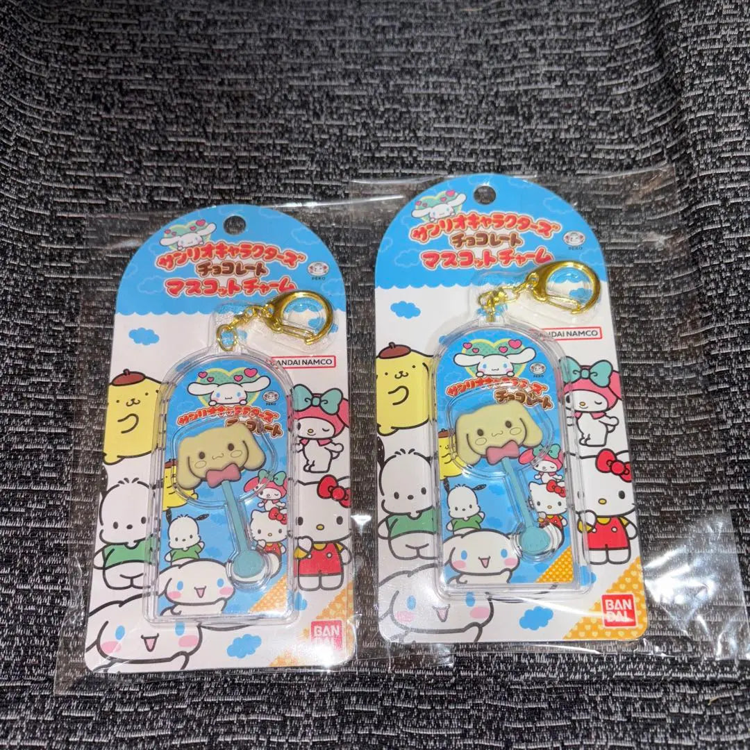 Sanrio Characters Chocolate Mascot Key Holder Sina Morole Set