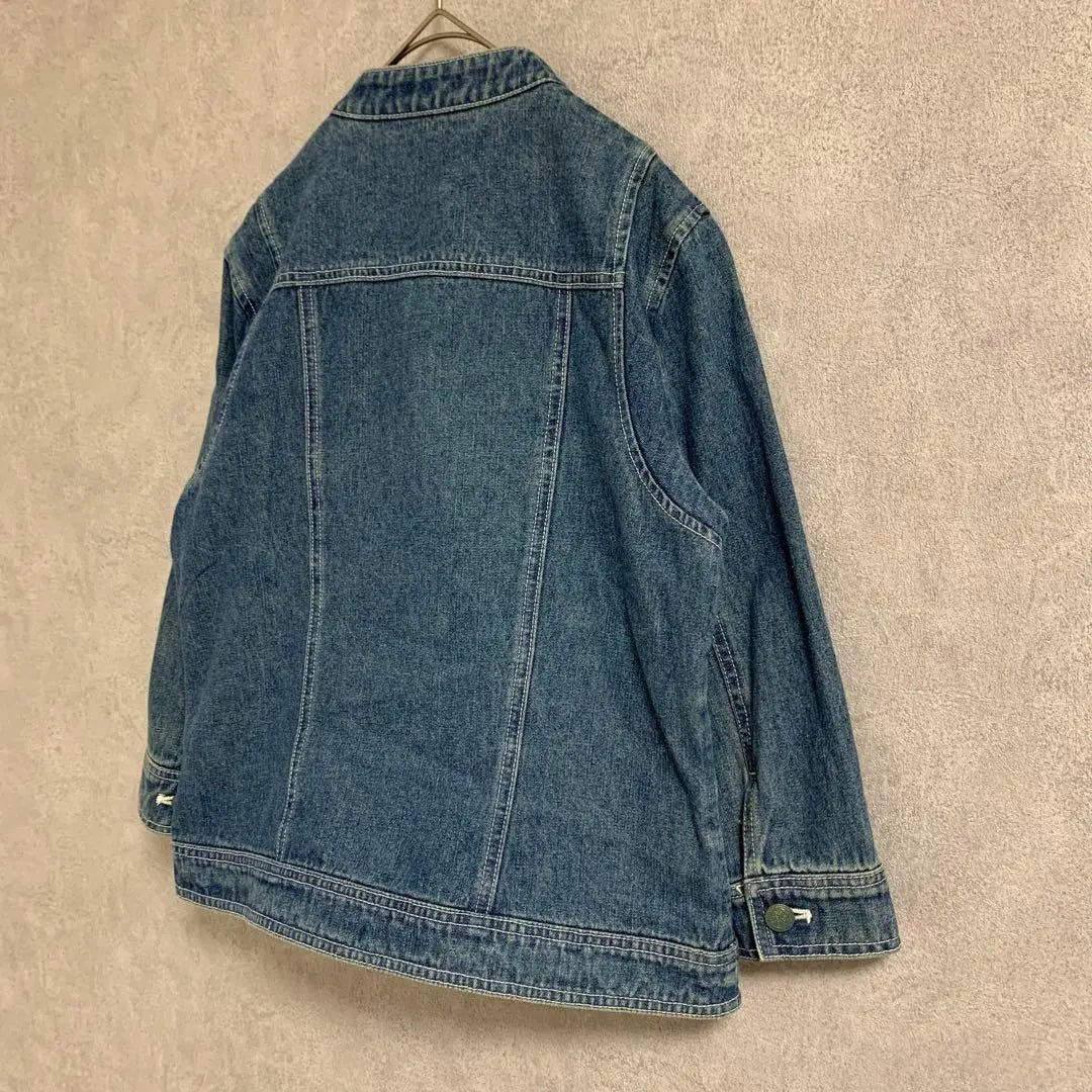 a.v.v jouir Aveve no collar denim jacket G-jacket