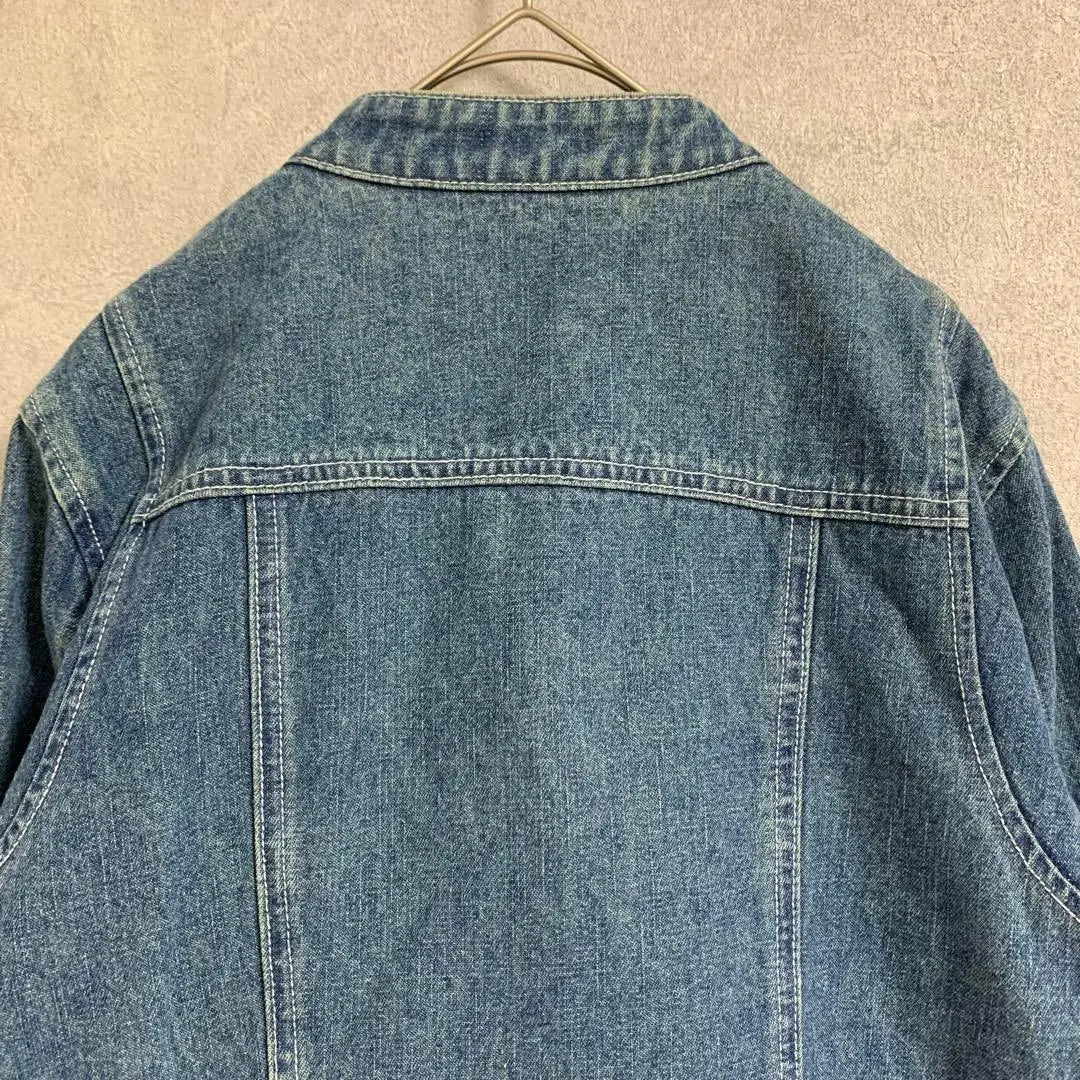 a.v.v jouir Aveve no collar denim jacket G-jacket