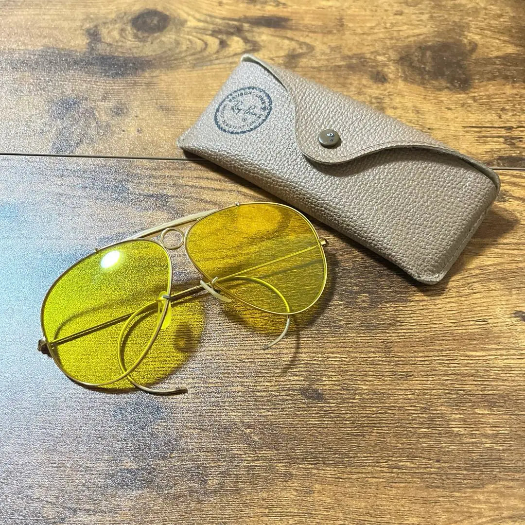 [Discontinued] Ray-Ban B&L USA Vintage Yellow x Gold