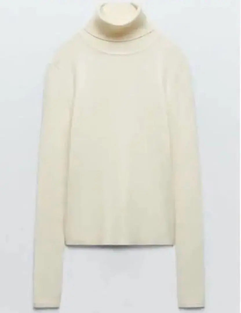 [ZARA] Basic rib knit sweater