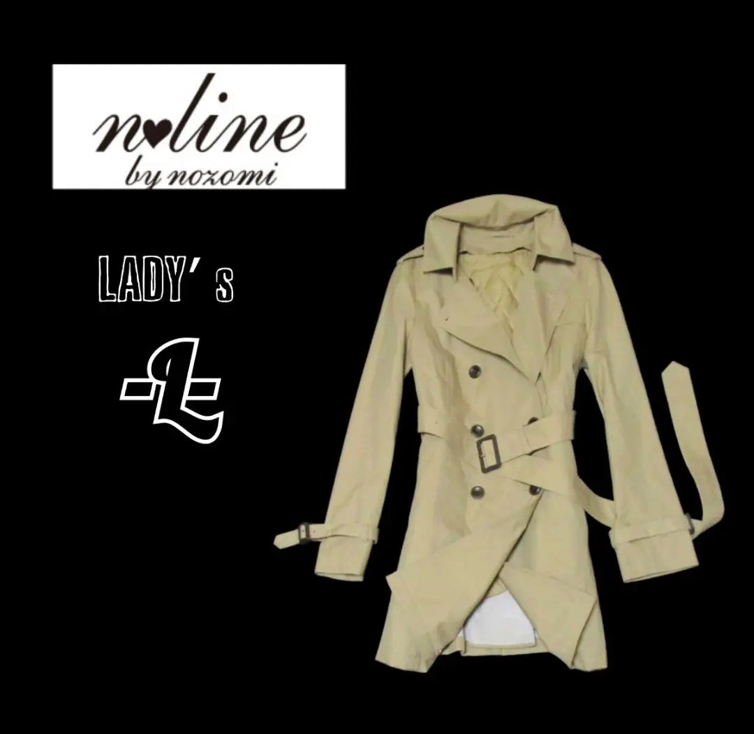 L◇n line by nozomi◇ Removable cold protection liner Trench coat suit