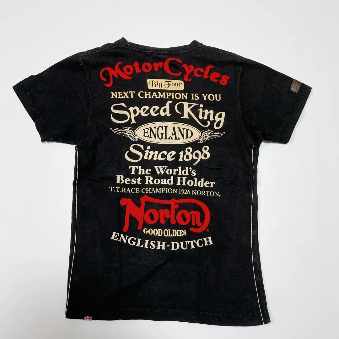 Norton bike biker logo t-shirt embroidered logo UK Norton