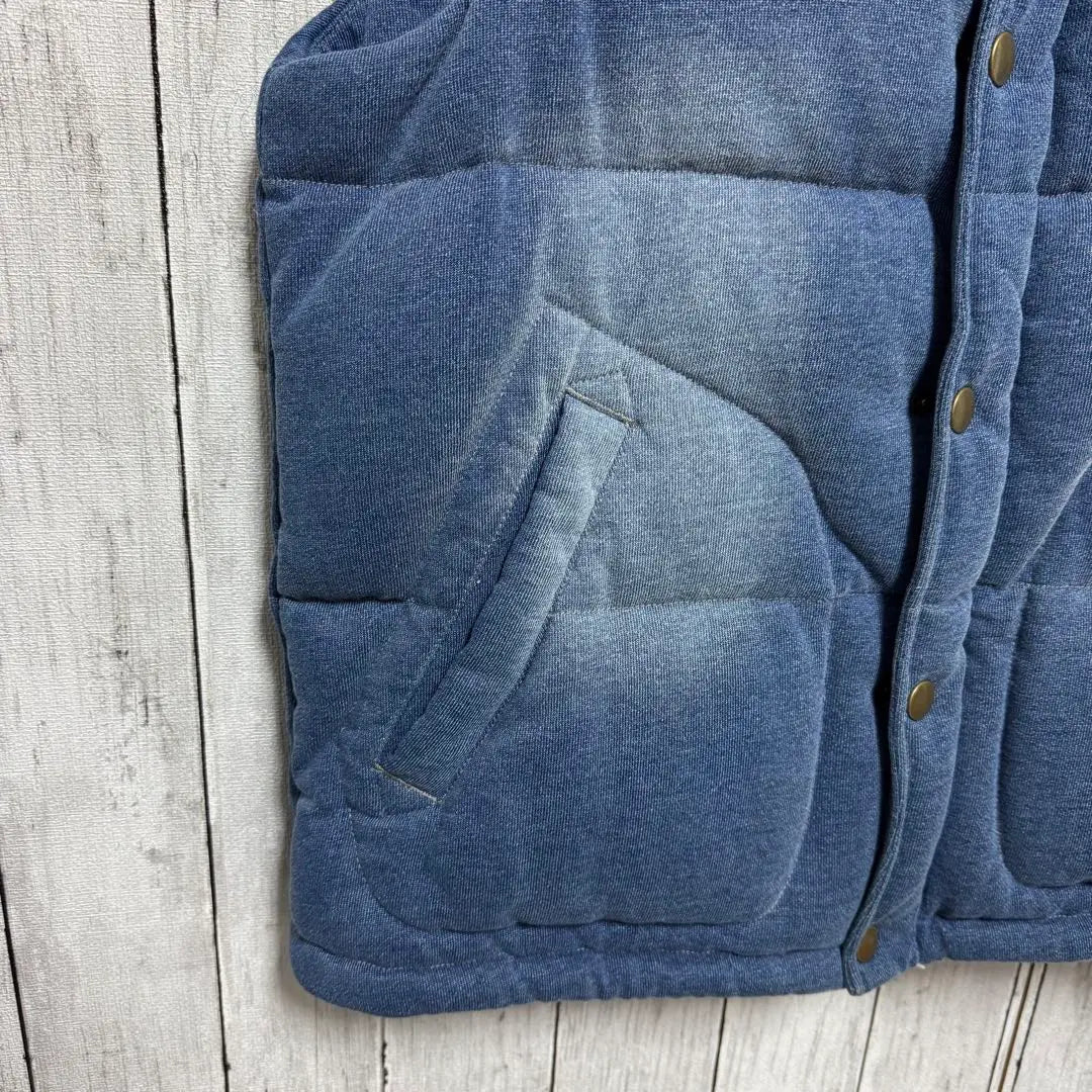 [Good condition] JOURNAL STANDARD Indigo down vest!