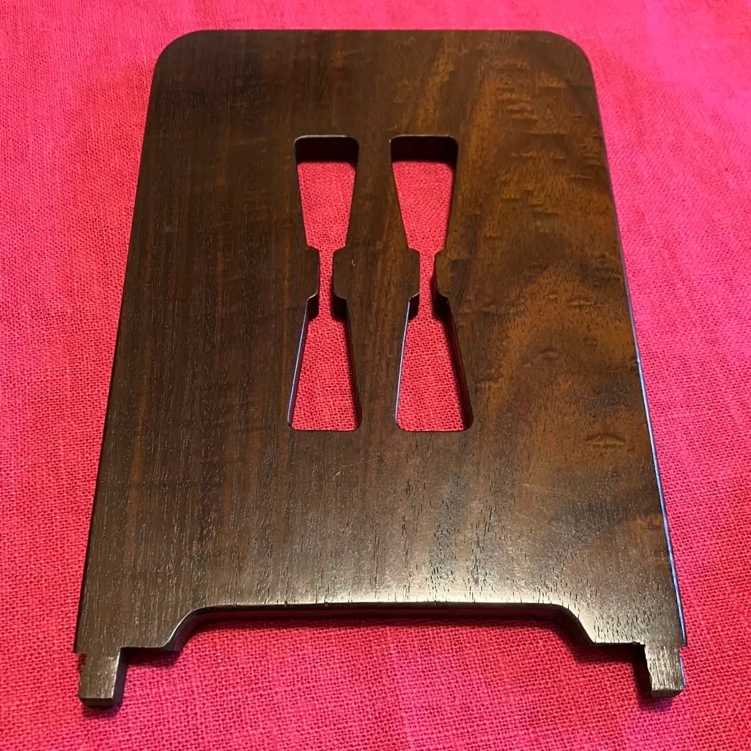 Soporte para platos de madera, incorporado, ajuste de 3 niveles