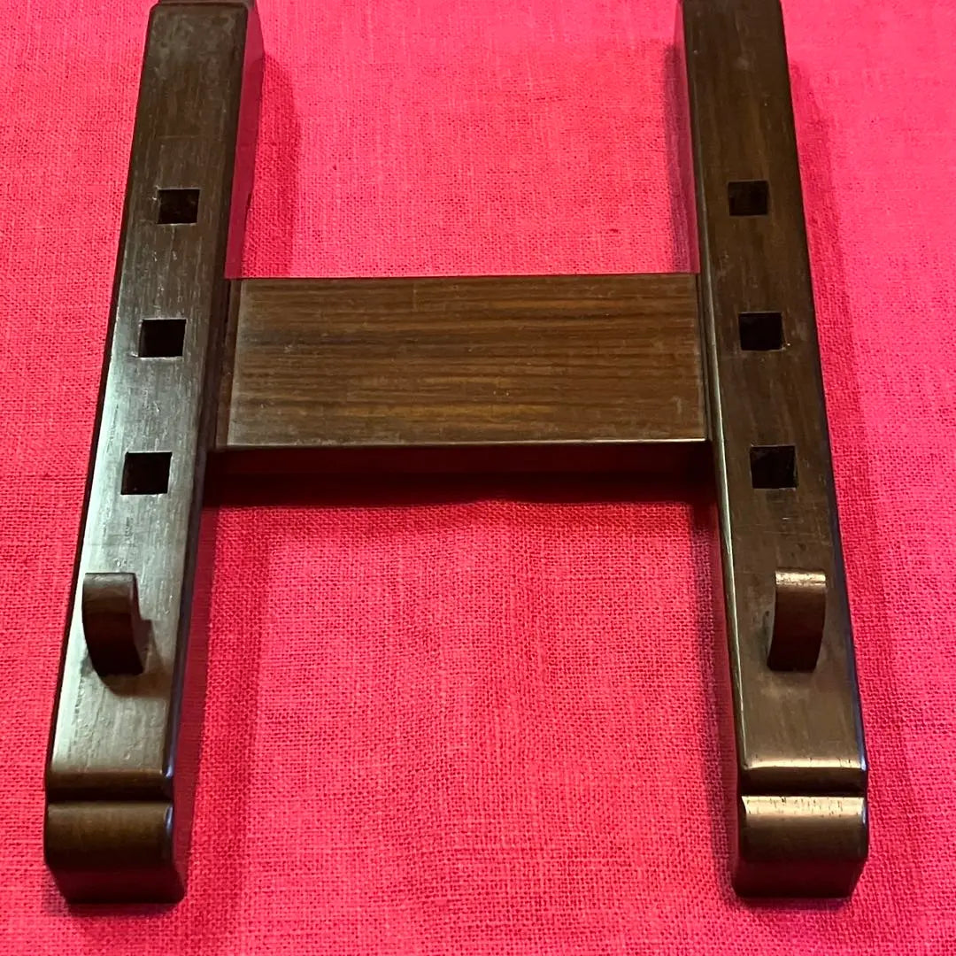 Soporte para platos de madera, incorporado, ajuste de 3 niveles