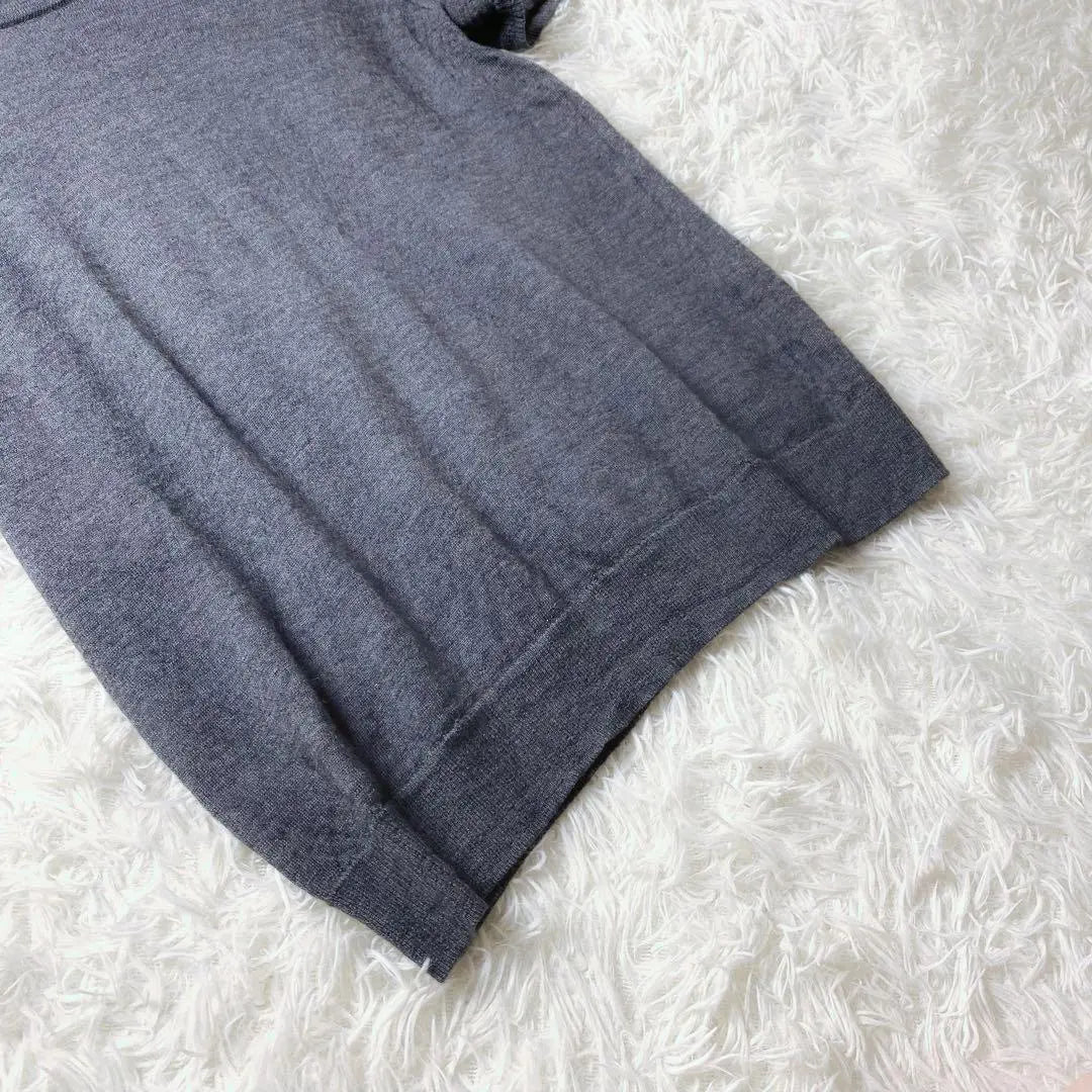 2 CTI Plage knit sweater soft short sleeves gray free