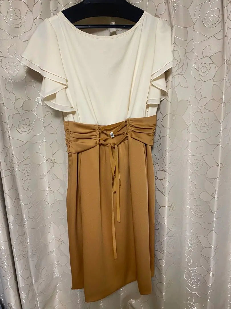 Aimer Party Dress Beige Good Condition