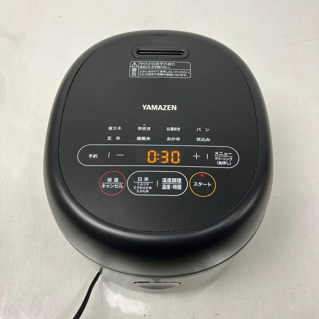 ▽ YAMAZEN Microcomputer Rice Cooker YJR-DM051(B) Made in 2024