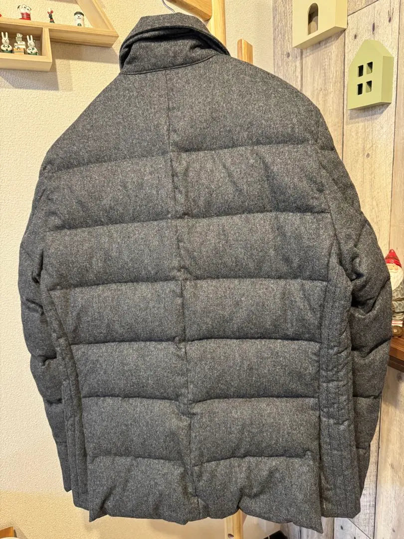 nano・universe down jacket M size gray