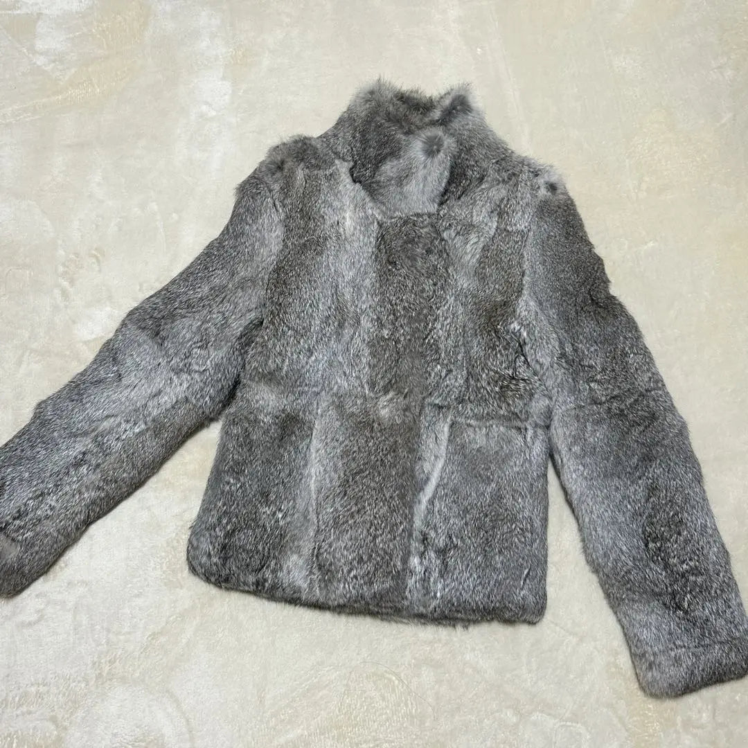 ANAYI Rabbit Fur Jacket Coat Fur 36