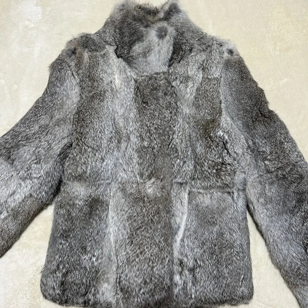 ANAYI Rabbit Fur Jacket Coat Fur 36