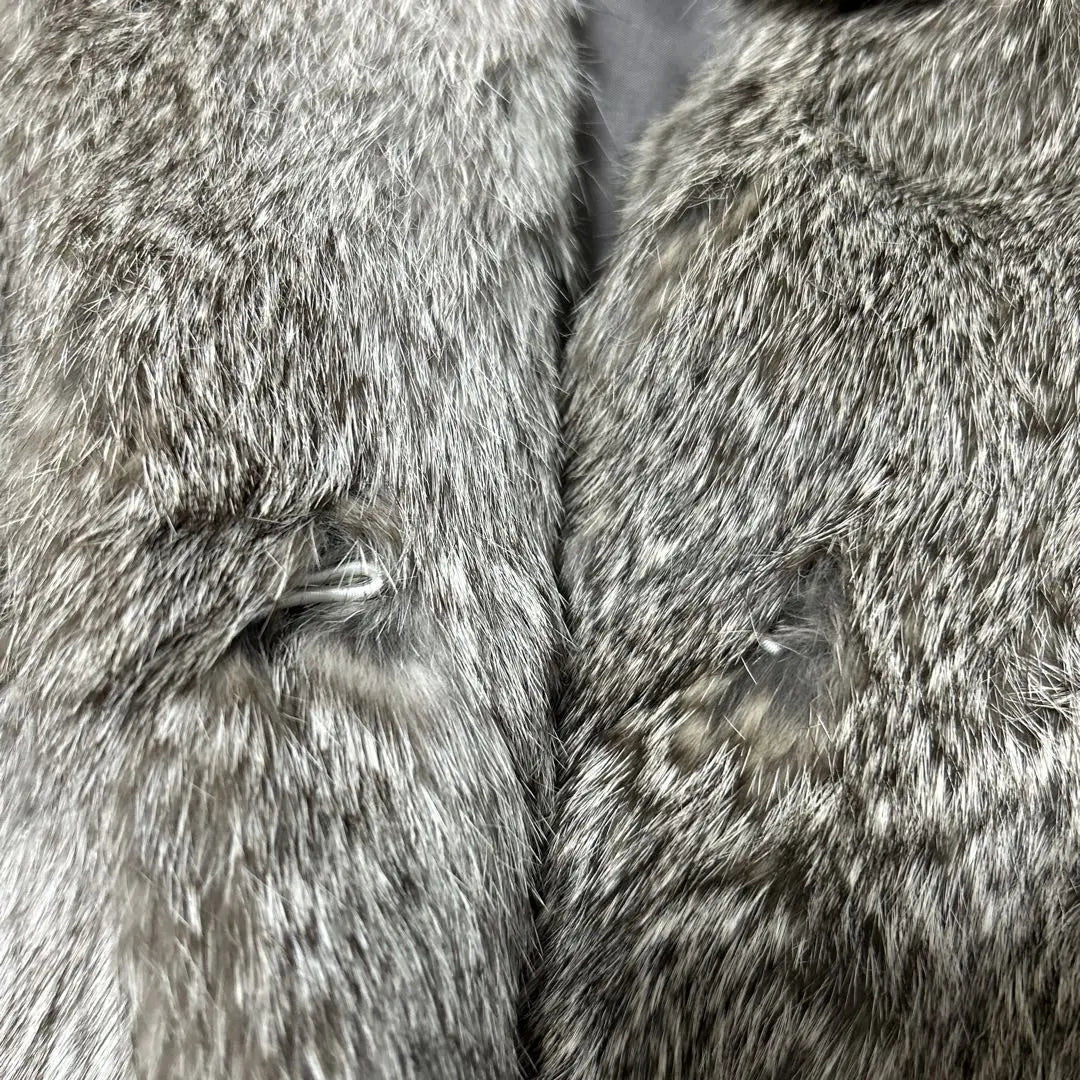 ANAYI Rabbit Fur Jacket Coat Fur 36