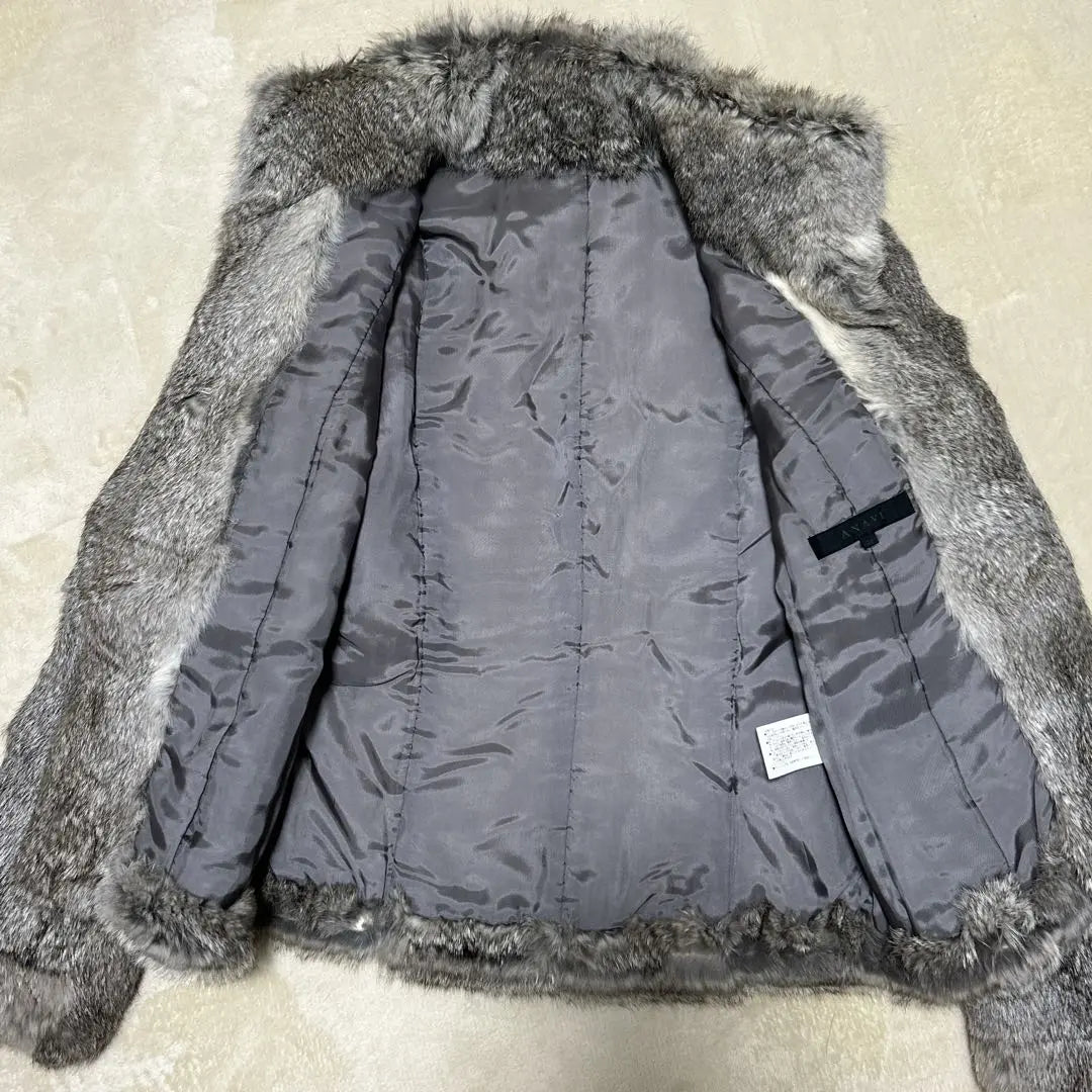 ANAYI Rabbit Fur Jacket Coat Fur 36