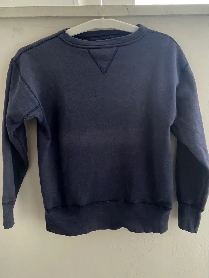 [U.S Both V Eggplant Navy Vintage] Sun Fade Side Gaze Sweatshirt