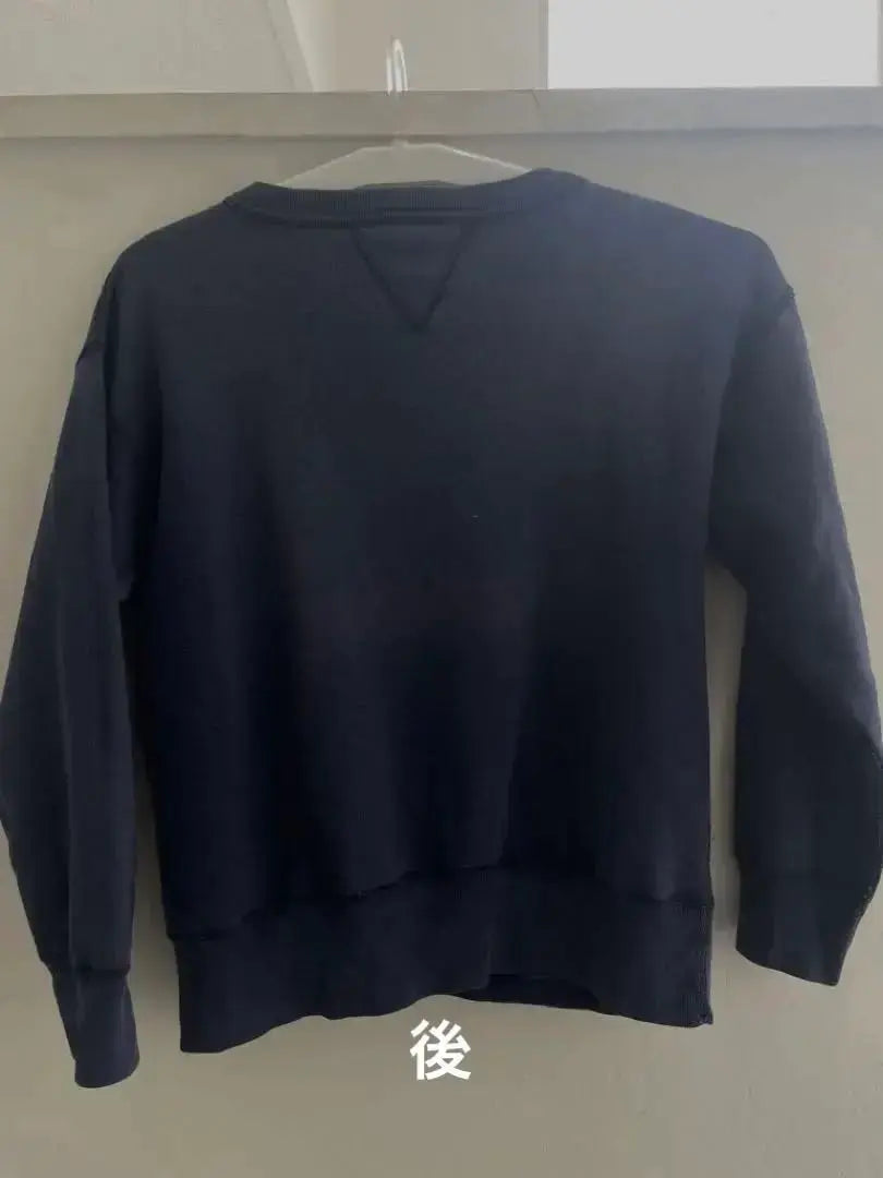 [U.S Both V Eggplant Navy Vintage] Sun Fade Side Gaze Sweatshirt