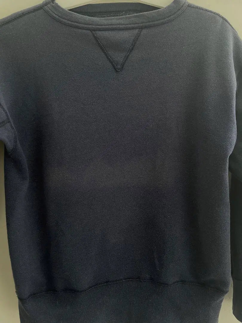 [U.S Both V Eggplant Navy Vintage] Sun Fade Side Gaze Sweatshirt