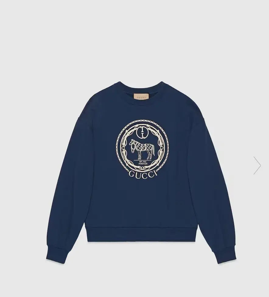 Precio del nuevo producto: 160.000 etiquetas incluidas Sudadera GUCCI Azul Marino