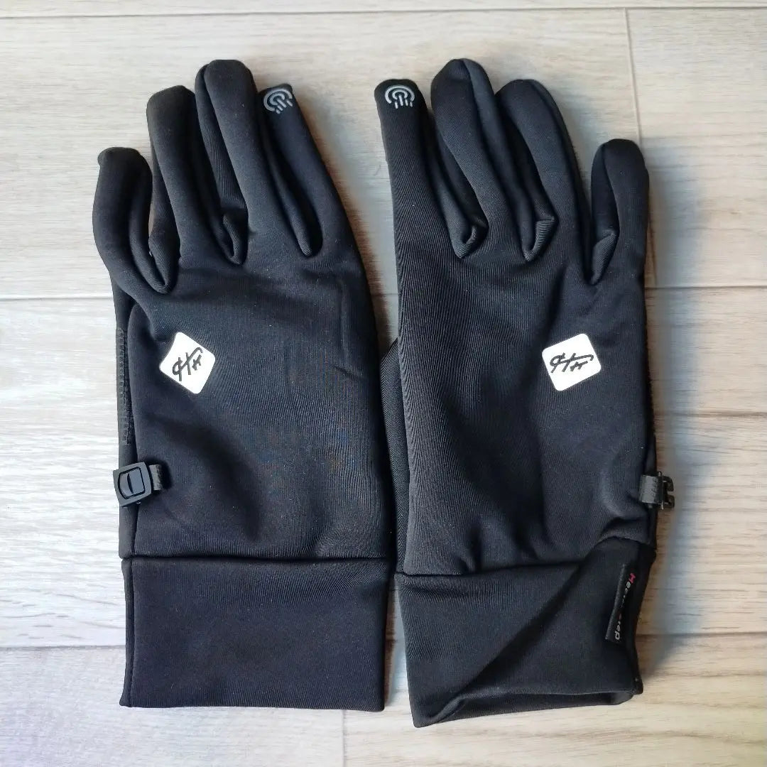 Adcey XL Outdoor Gloves, Cold Protection Gloves, Touch Panel Compatible, Black