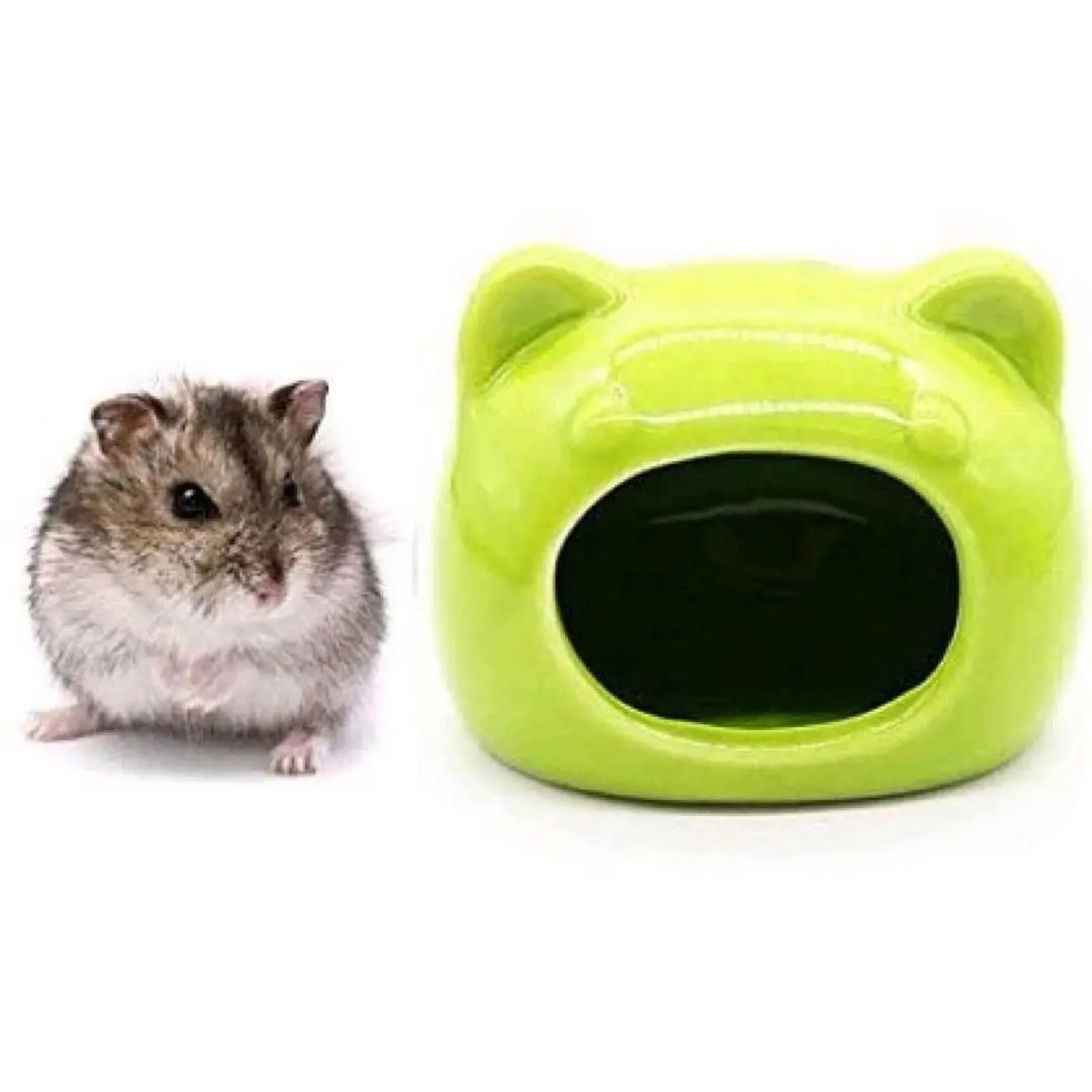 ⭐️Casa para hámster Casa para animales pequeños Casa fresca Cama Cerámica