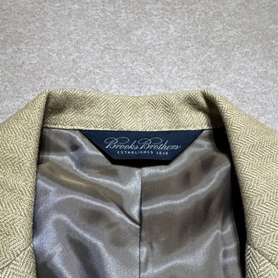 Chaqueta de sastrería Brooks Brothers Seda Lana Lino