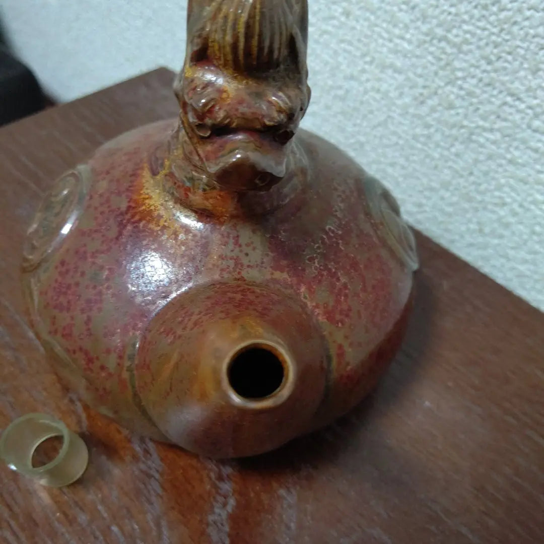 Sakeware, Dragon Design, Inspection, Pottery, Okinawa