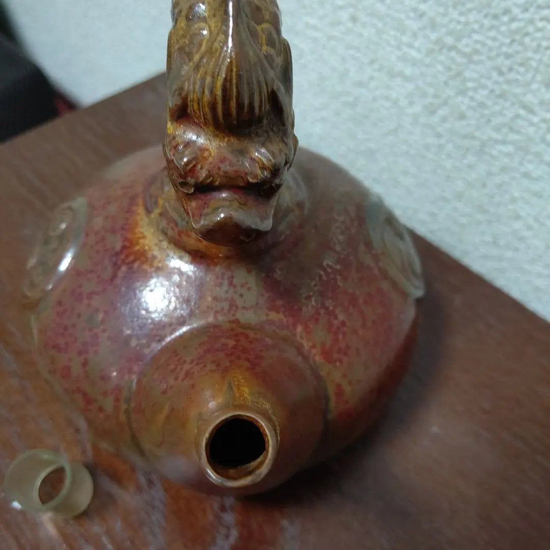 Sakeware, Dragon Design, Inspection, Pottery, Okinawa