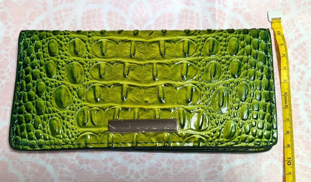 Emerald Green Crocodile Style Long Wallet 19 x 9cm★New, Unused, Vivid★