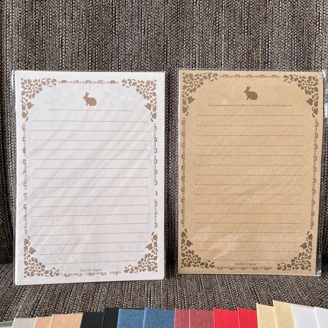 Letter set envelope 20 sheets 32 pieces Simple antique message card | レターセット 封筒20枚 便箋32枚 シンプル アンティーク メッセージカード