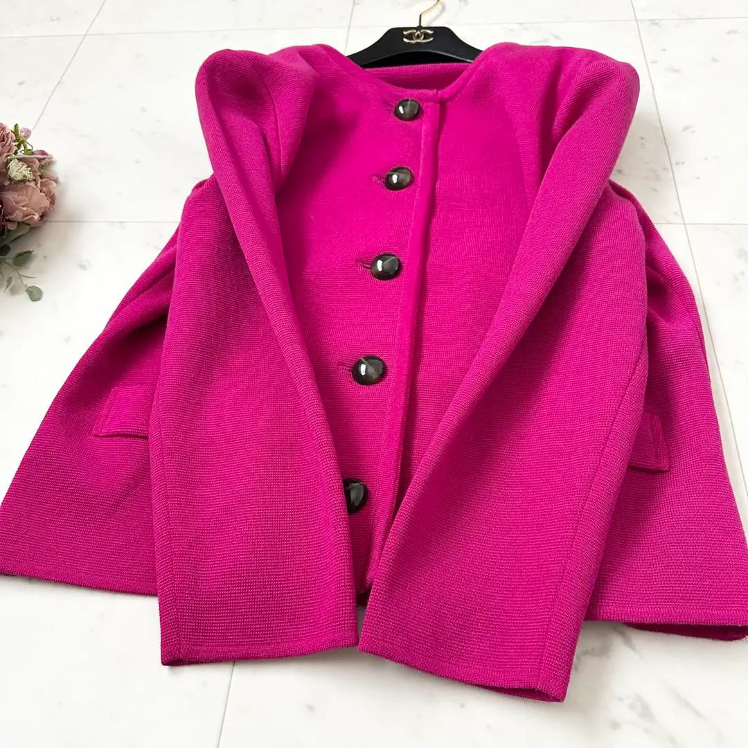 Superb condition ❤️ Yves Saint Laurent YSL knit cardigan pink M