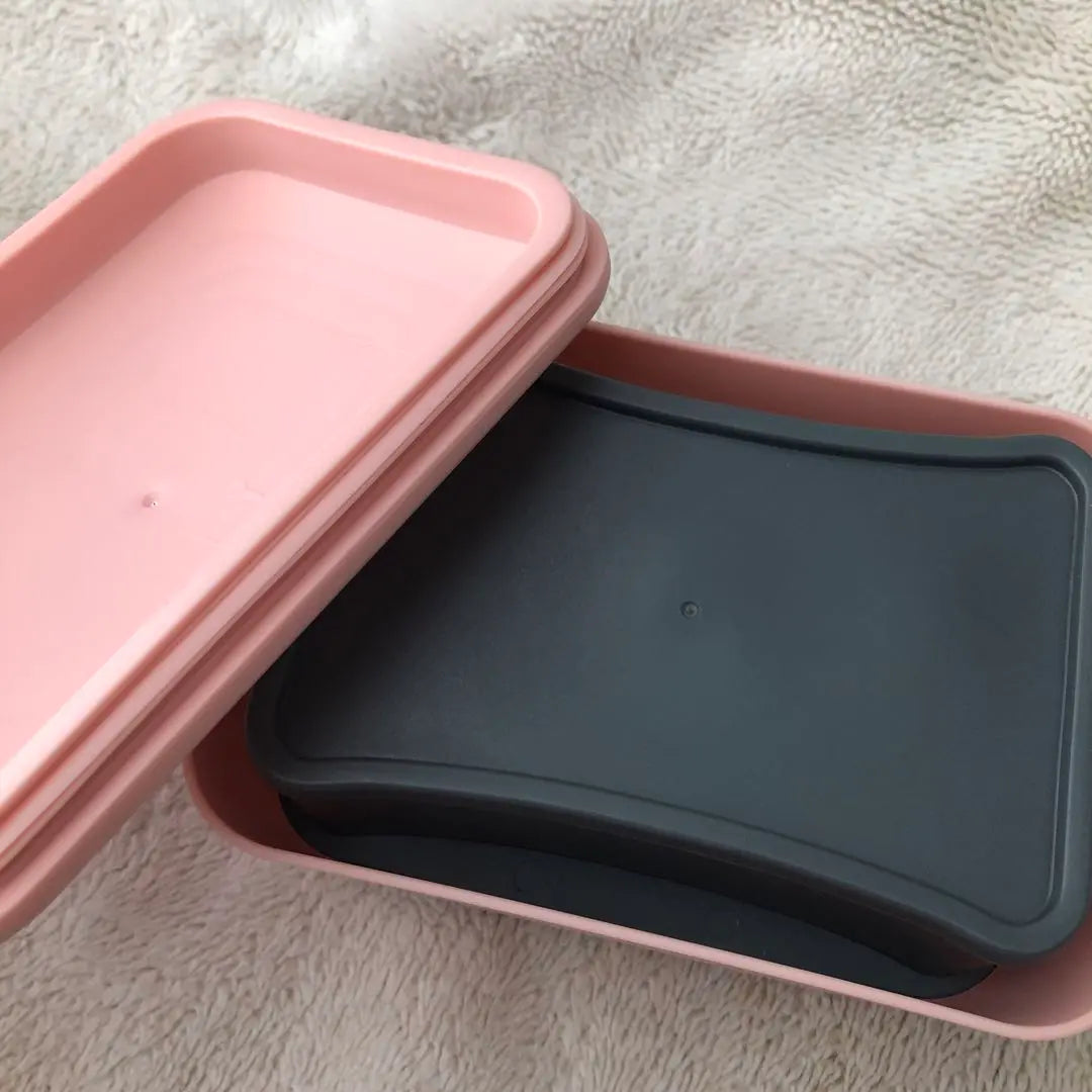 Overseas Le Creuset Lunch Box 3 Points Set Rectan Oval Collaboration Collaboration Products | 海外 ルクルーゼ お弁当箱 3点セット レクタン オーバル カレ コラボ商品