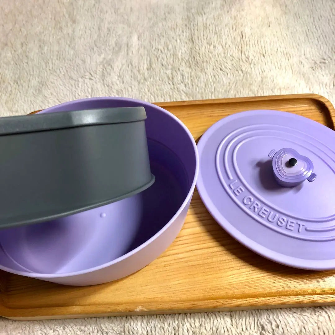 Overseas Le Creuset Lunch Box 3 Points Set Rectan Oval Collaboration Collaboration Products | 海外 ルクルーゼ お弁当箱 3点セット レクタン オーバル カレ コラボ商品