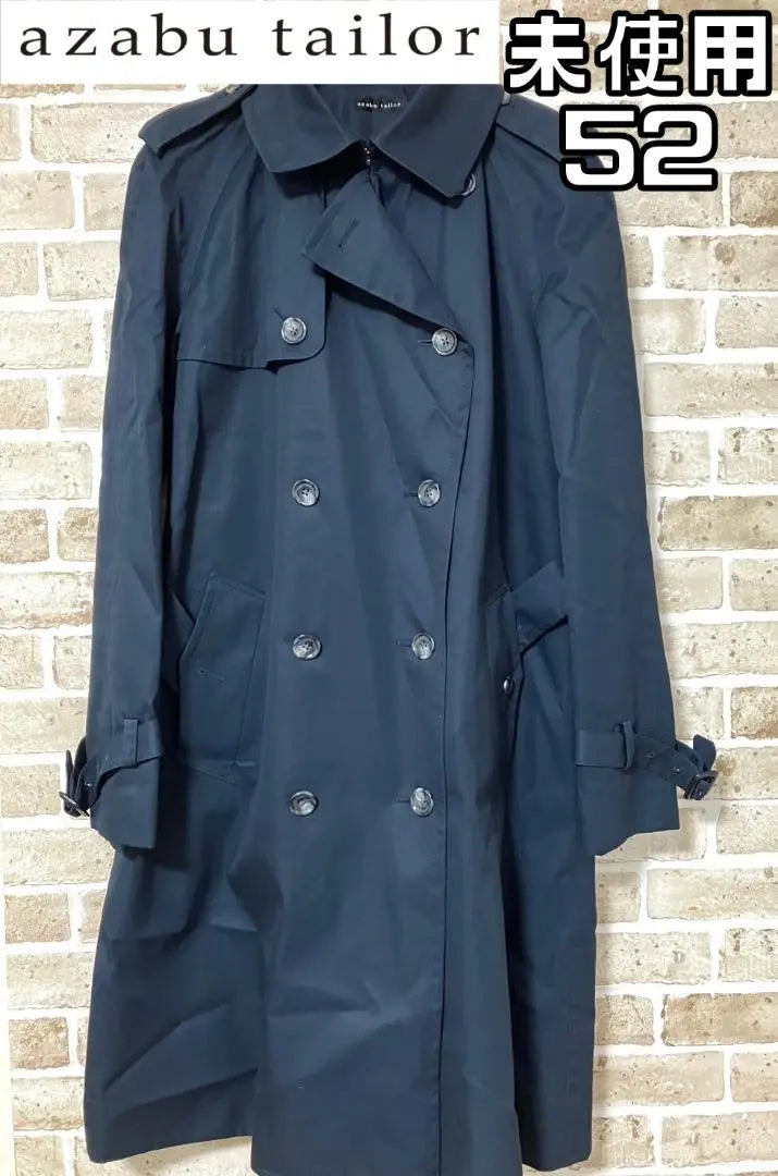 Unused Azabu Tailor azabu tailor men's long coat size 52