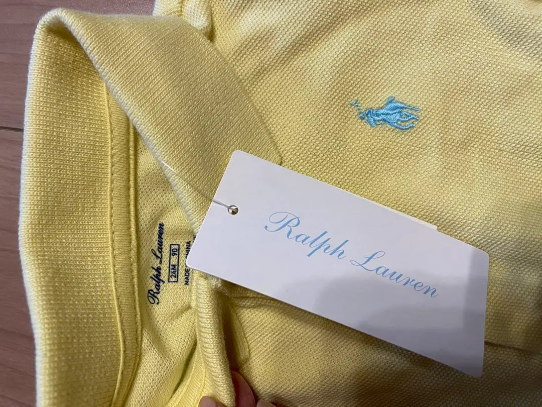 Lowest price New Ralph Lauren Yellow Pleated Polo Shirt Dress 90